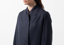 Load image into Gallery viewer, Woven Pleat Back Coat