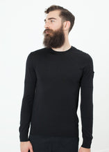 Load image into Gallery viewer, Button Shoulder Pullover in Black
