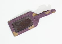 Load image into Gallery viewer, Oscar Luggage Tag in Blueberry
